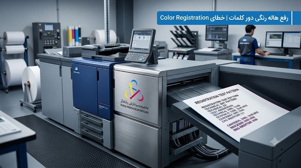 علت ایجاد هاله رنگی دور کلمات و لرزش لبه تصاویر | راهنمای رفع خطای Color Registration در کونیکا